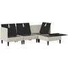 Sofa Svetainės baldų komplektas 4 pcs Avižinė Audinys