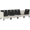 Sofa Svetainės baldų komplektas 4 pcs Avižinė Audinys