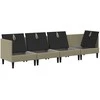 Sofa Svetainės baldų komplektas 4 pcs Chaki Audinys