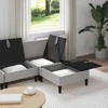 Sofa Svetainės baldų komplektas 4 pcs Šviesiai pilka Audinys