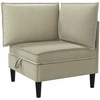 Sofa Svetainės baldų komplektas 5 pcs Smėlio Audinys