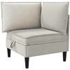 Sofa Svetainės baldų komplektas 6 pcs Avižinė Audinys