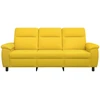 Sofa Šviesi geltona 214 x 90 x 95 cm Audinys