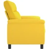 Sofa Šviesi geltona 214 x 90 x 95 cm Audinys