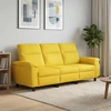 Sofa Šviesi geltona 214 x 90 x 95 cm Audinys