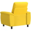 Sofa Šviesi geltona 95 x 90 x 95 cm Audinys
