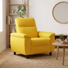Sofa Šviesi geltona 95 x 90 x 95 cm Audinys