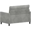Sofa Šviesiai pilka 126 x 81 x 87,5 cm Aksomas