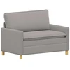 Sofa Šviesiai pilka 126 x 81 x 87,5 cm Audinys
