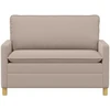 Sofa 2 vietos Šviesiai pilka 126 x 81 x 87,5 cm Audinys