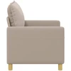 Sofa Šviesiai pilka 126 x 81 x 87,5 cm Audinys