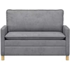 Sofa Šviesiai pilka 126 x 81 x 87,5 cm Poliesteris