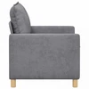 Sofa Šviesiai pilka 126 x 81 x 87,5 cm Poliesteris