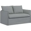 Sofa Šviesiai pilka 195 x 82 x 85 cm Metalas