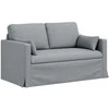 Sofa Šviesiai pilka 138 x 78 x 80 cm Metalas