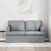 Sofa Šviesiai pilka 142 x 80 x 85 cm Metalas