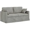Sofa Šviesiai pilka 158 x 78 x 80 cm Aksomas