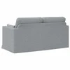 Sofa Šviesiai pilka 158 x 78 x 80 cm Metalas
