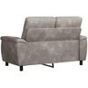 Sofa Šviesiai pilka 158 x 90 x 95 cm Dirbtinė suedė oda