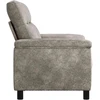 Sofa Šviesiai pilka 158 x 90 x 95 cm Dirbtinė suedė oda