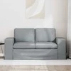 Sofa Šviesiai pilka 162 x 80 x 82 cm Metalas