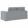 Sofa Šviesiai pilka 162 x 80 x 82 cm Metalas