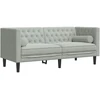 Sofa Šviesiai pilka 174 x 74,5 x 70,5 cm Aksomas
