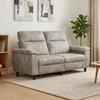 Sofa Šviesiai pilka 178 x 90 x 95 cm Dirbtinė suedė oda
