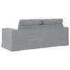 Sofa Šviesiai pilka 182 x 80 x 82 cm Metalas