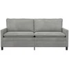 Sofa Šviesiai pilka 196 x 81 x 87,5 cm Aksomas