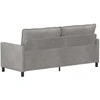 Sofa Šviesiai pilka 196 x 81 x 87,5 cm Aksomas