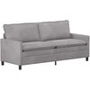 Sofa Šviesiai pilka 196 x 81 x 87,5 cm Aksomas