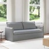 Sofa Šviesiai pilka 195 x 82 x 85 cm Metalas