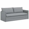 Sofa Šviesiai pilka 195 x 82 x 85 cm Metalas