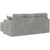 Sofa Šviesiai pilka 178 x 134 x 80 cm Aksomas