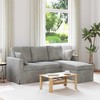 Sofa Šviesiai pilka 178 x 134 x 80 cm Aksomas