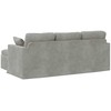 Sofa Šviesiai pilka 198 x 134 x 80 cm Aksomas