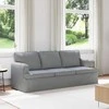 Sofa Šviesiai pilka 142 x 80 x 85 cm Metalas