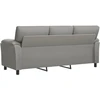 Sofa Šviesiai pilka 214 x 85 x 93 cm Aksomas