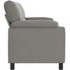 Sofa Šviesiai pilka 214 x 85 x 93 cm Aksomas