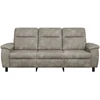 Sofa Šviesiai pilka 214 x 90 x 95 cm Dirbtinė suedė oda