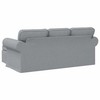 Sofa Šviesiai pilka 195 x 138 x 80 cm audinys