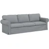 Sofa Šviesiai pilka 215 x 82 x 80 cm Metalas