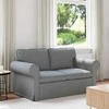 Sofa Šviesiai pilka 215 x 82 x 80 cm Metalas