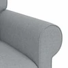 Sofa Šviesiai pilka 215 x 82 x 80 cm Metalas