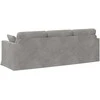 Sofa Šviesiai pilka 228 x 78 x 80 cm Aksomas