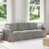 Sofa Šviesiai pilka 228 x 78 x 80 cm Aksomas