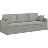 Sofa Šviesiai pilka 228 x 78 x 80 cm Aksomas