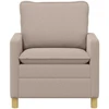 Sofa Šviesiai pilka 76 x 81 x 87,5 cm Audinys