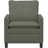 Sofa Šviesiai pilka 76 x 81 x 87,5 cm Audinys